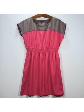 Sequin Hearts Short Sleeve Scoop Neck Mini Dress - XL